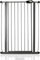 Safetots Extra Tall Metal Safety Gate Pressure Fit, 81.4cm - 89cm, Slate Grey, 104cm in Height, Extra Tall Stair Gate, Tall Baby Gate, Easy Installation