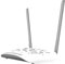 TP-Link Point d'accès WLAN TL-WA801N 300 Mbit/s sur 2,4 GHz (client, Bridget, répéteur universal/WDFS), 1 x 10/100 Mbps Ethernet, WPS, deux antennes fixes), blanc