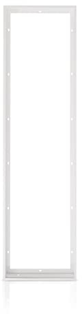 Xtend EcoLight LED Panel 120x30cm Aufbau Steckrahmen | Alu weiß schraubenlose Montage | Deckenaufbaurahmen Deckenmontage Aufputzrahmen | Montagerahmen Decke
