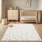 Teppich Kinderzimmer - Cream - 80x150cm - Spielteppich Bunte Punkte Kurzflor Kinderteppich - Oeko-Tex Standard 100