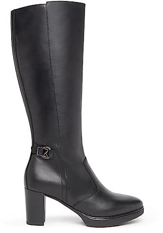 Nero Giardini I308900D Stivali Donna in Pelle - Nero 39 EU
