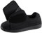Ravelier Men's Adaptive Slip-Resistant Wide Width Diabetic Comfort Slipper Shoe with Adjustable Hook-and-Loop Closure, Size 11W UK Men, Black