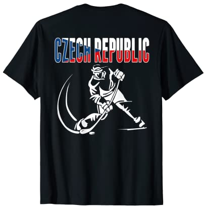 Tschechische Republik Eishockey-Fans Trikot – Support Czech Hockey T-Shirt