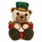 THUN - Natale 2022 - Soprammobile Teddy Schiaccianoci in Ceramica Decorata a Mano, Versione Medio - Idea Regalo Natale 2022-9x8x13 cm h