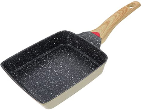 Angoily Tamagoyaki Frying Pan Omelette Frying Pan Omelet Pans Omelette Pan Nonstick Egg Pan Nonstick Skillet Frying Pan Pancake Maker Pan Fry Pans Skillet Frying Pans Camping Japan Wood