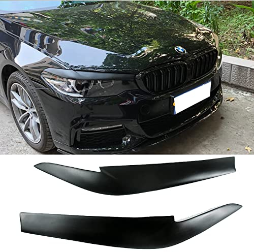 YOLIAN Auto-Scheinwerfer-Augenbraue für BMW 5 Series G30 G31 G38 F90 M5 525I 530I 540I 2017-2021, Augenbrauen-Abdeckungs-Ordnungsaufkleber, Aufkleber-Augenlid, Auto-Fahrzeug-Umbau, Auto-Styling