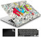 AMCJJ Custodia Rigida Compatibile con MacBook Air 13 Pollici 2022 2021 2020 Release M1 A2337/A2179,Plastica Case Cover & EU Tastiera Cover & Screen Protecto,Creatività Musica 1