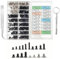 Juego de tornillos surtidos, M2 M2.5 M3, tornillos para ordenador, HDD M.2 SSD tornillos para reparación universal de ordenador portátil, PC, PC, PC, PC, placa base, tornillos, espaciadores 355 Piezas