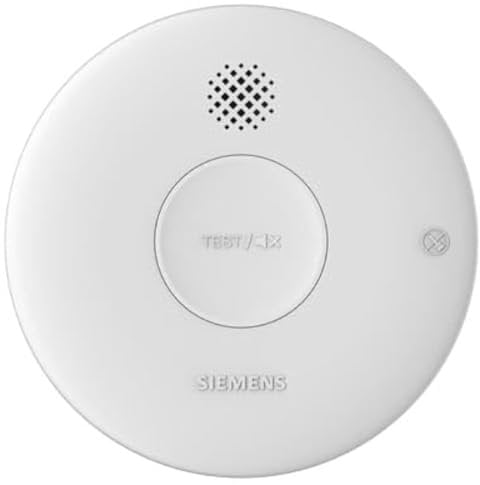 Siemens Delta Reflex Rauchmelder - 5TC1292-8 Siemens Rauchmelder, Stand-Alone-Gerät mit 10 Jahresbatterie, Weiß