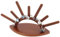 PH PandaHall Evil Eye Ring Halter, Ring Display aus Holz Finger Ring Ständer Schmuck-Display-Halter Finger Vitrine Display Ständer Verlobung Hochzeit Jahrestag Geschenk für Geschäft 19.6x7.65x10.3cm