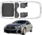 Trimak Passgenau 3D Fussmatten & Untere Kofferraumwanne Auto Set Kompatibel mit BMW 2ér Gran Coupe F44 Auto Allwetter Zubehör Gummimatten Kofferraumwanne Autos TPE Allwetter Geruchlos rutschfest
