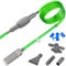 Mulmsauger Aquarium Set - 3 Aufsätze, 3M Schlauch & Schlauchventil Aquarium Reinigungsset Aquarium sauger Ideal für Wasserwechsel, Kies- und Sandreinigung Aquarium Zubehör für perfekte Reinigung