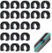 Fahrrad Kabel Clasps, 20 PCS Fahrrad Kabel C-Clips Bremskabel für Fahrräder Fahrradschlauch Drahtclips für Bremsleitungen Mtb Bike Road Bicycle (Schwarz)