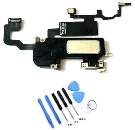 Zyh The ocean Earphone Speaker Assembly for iPhone 12 pro max Ear Speaker Ear Piece Light Proximity Sensor Flex Cable Replacement Repair,Incl Tool Kit
