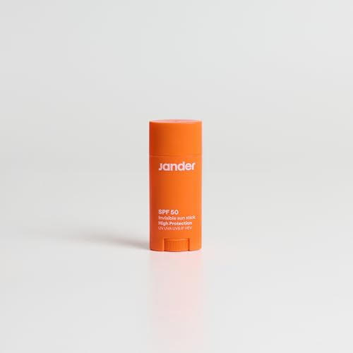 JANDER SUN STICK Intensiver Sonnenschutz für Herren, hoher UV-Schutz LSF + 50, wasser- und schweißfest, hinterlässt keine Flecken, vegan und formuliert mit Inhaltsstoffen natürlichen Ursprungs