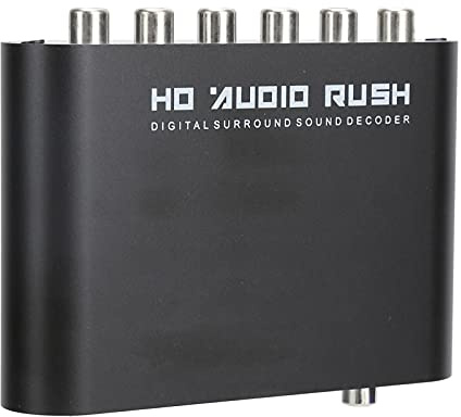 5.1Ch DTS Dolby Decoder für das Heimkino, Digital Bis Analogwandler mit Kompletten Schnittstellen, Abssingle -Material (Host + USB + Faser -Optik)
