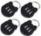 DOITOOL 4 Pcs Combination Padlocks Code Locks for Luggage Backpacks Gym Lockers Toolboxes Weatherproof Cut Resistant Security