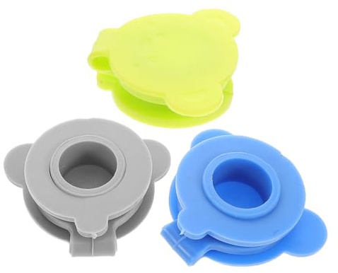 Stöpsel Badewanne 3 Stück-Pack Silikon Universeller Abflussstopfen | 3cm Lochdurchmesser, für Kunststoff Babywannen und Faltwannen, Ersatz bei Defektem Ablauf