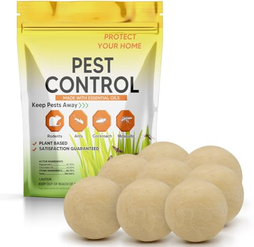 MIZUAQV Ultrasonic Rodent Repellent for Indoor & Outdoor, Mouse Repellent, Get Rid of Roach/Mice/Rat/Ant/Spider, Safe for People and Pets - 8P