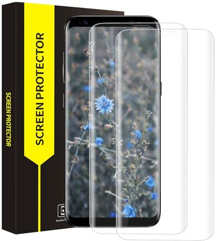 Cable Leader Schutzfolie für Panzerglas für Samsung Galaxy S9 Plus, 2 Stück 9H Härte Schutzglas, Bruchsicher, Keine Blasen Ölfrei, Hoch Definition, 3D Volle Abdeckung Transparent S9 Plus Displayschutz