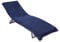 Sowel® Frottee Liegen Auflage, 100% Bio-Baumwolle, Strandtuch mit Kapuzenüberschlag, rutschfest für Strand- und Garten-Liegen, 220 x 85 cm, Navy/Pink
