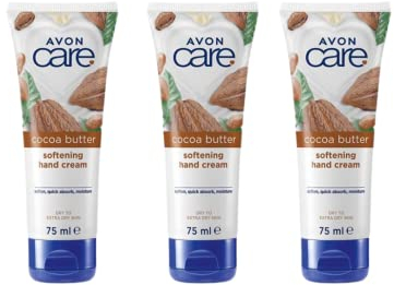 Avon Care Pflegende Handcreme, Kakaobutter, 3 Stück