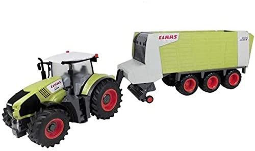 Happy People 34425 , Claas Traktor Axion 870 RC + Anhänger Cargos 9600
