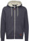 Blend BHHulker Herren Sweatjacke Kapuzenjacke Zip-Hoodie Pullover mit Teddy-Futter Kängurutasche Rippbündchen Baumwollmischung Regular fit, Größe:XL, Farbe:Navy Teddy (74653)