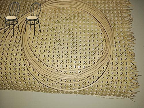 Wiener Geflecht-Set für Stühle, Rattan, 100% Natur (Set für 2 Stühle)