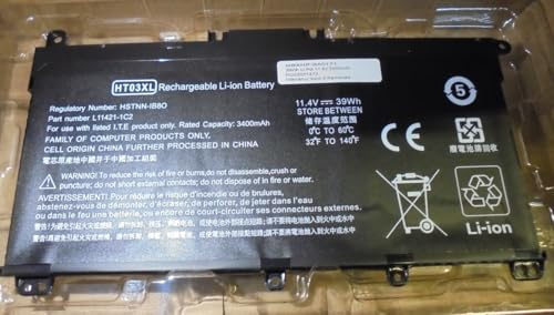 CoreParts Laptop Battery for HP 41Wh Li-Pol 11.55V 3550mAh, HSTNN-LB8M HT03XLL11119-855 L11421- (41Wh Li-Pol 11.55V 3550mAh HP15-CS, 17-BY, 250 G7, 255 G7)