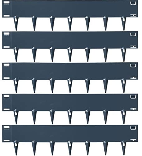 CORE EDGE Lawn Edging | Flexible Decorative Steel Edging Garden Border Edging Lawn Edging Strip Garden Border with a 150mm face height (Anthracite)