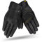 SHIMA Blake Motorradhandschuhe Herren - Atmungsaktive, Elastische, Touchscreen, Vintage Handschuhe aus Leder mit Knöchelprotektor, Knöchel Aufpralldämpfer, Verstärkte Handfläche (Schwarz, XXL)