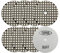 BGTEC Set di Tamponi per Lucidatura Diamantati a Secco da 100 mm Set di Tamponi per Lucidatura Bianchi da 8 pezzi per Lucidatura del Controsoffitto in Pietra di Marmo di Granito e Quarzo