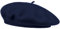Van Der Rich ® - Baskenmütze (100% Wolle) Französisch Einfarbig - Damen (Navy, One Size)