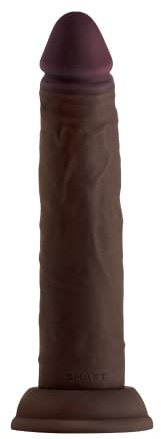 Shaft Model J 19,05 cm Liquid Silicone Dong Mahogany Black