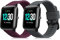 kwmobile 2x Cinturino TPU Silicone Fibbia Compatibile con Willful Fitnesstracker/Smartwatch Cinturino - Cinturini 14-22 cm