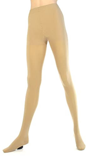 BORT AktiVen® 100 CCL2 AT Kompressionsstrumpfhose kurz mit Fußspitze 1 natur