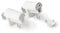 Estika Lot de 2 supports de serrage pour montage sans perçage pour suspendre des stores en bambou ou des décorations - Blanc