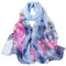 FAIRYGATE Seidentuch Damen Leicht Halstuch Damen Weich Seidenschal Modischer Chiffon Tuch Damen für Frühling Sommer Ganzjährig A4117