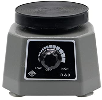 Zahnputz-Vibrator Kleiner Gips-Shaker mit variabler Intensität Dentallaborgeräte 4'' Vibrationstisch für Gyp
