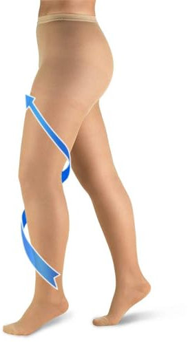 20-30 mmHg Kompressionsstrumpfhose für Damen, Medizinische Kompressionsstrümpfe, Taillenhohe blickdichte Kompressionsstrumpfhose für Ödeme, Krampfadern, Schwellungen, Schwangere, Lehrer, Arzt,