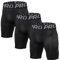 LNFINTDO 3er Pack Kompressionsshorts Herren Schnelltrocknendes Kompressionshose Kurze Atmungsaktiv Baselayer Sporthose Männer Laufunterwäsche Radlerhose