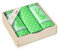 ZWOLTEX Küchentücher 3er Set & Holzbox | Perfektes Oster Set als Geschenk | Hochwertiges Design für Ihre Küche | Klassische Baumwolle | MADE IN EU (Sammlungen OSTERN), Hellgrün (3x 50x70) - Holzkiste