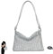 SwirlColor Clutch, Glitzer Diamante Abendtasche Damen Handtasche mit Strass Bling Abend Handtasche für Hochzeit Dinner Party, mit 5 Pcs Gummibändern