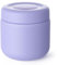 LEIKEEGO 385ml Food Flask - Stainless Steel Vacuum Double Wall Insulated Jar - Keep Hot & Cold for 12 Hours (Macaron Purple)