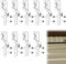 10PCS Valance Clips Transparent Plastic Window Blind Clips Hidden Channel 1.87Inch Valance Blind Clips for Horizontal Mini Wood Blinds Retainer Holder for The Valance with a Groove in The Back