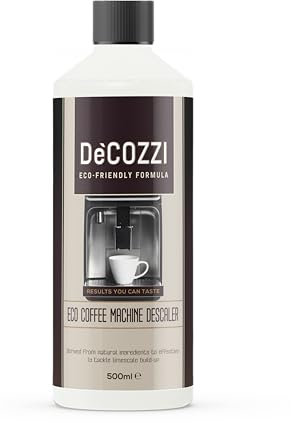 DèCozzi - ECO Coffee Machine Cleaner and Descaler | Rapid Kitchen Appliance Cleaner & De-scaler - 500ml