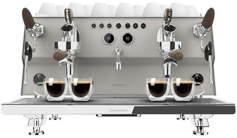 Cecotec Cafetera Express Barista Baristeo Gastro. Bomba Rotatoria 9 Bares, Caldera 10.5L, Sistema E61, Control Pid, Grifos Profesionales, 3150W, Extracción Crema, Diseño Profesional, Versatilidad