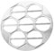VOSAREA Teigtaschenformer Hendi: 14 Löcher Dumpling Maker Metall Pelmeni Maker Ravioli Form - Gefüllte Teigtaschen Ausstechform Pelmeniza Metallform