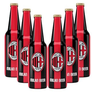Bombeer Birra Originale By Christian Vieri del MILA.N - Puro Malto 6 Bottiglie di Vetro da 33cl - Made in Italy